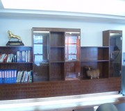 老總辦公室書(shū)柜古香古色