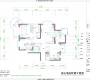 景明花苑強(qiáng)電插座配置圖