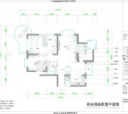 景明花苑弱電插座配置平面圖
